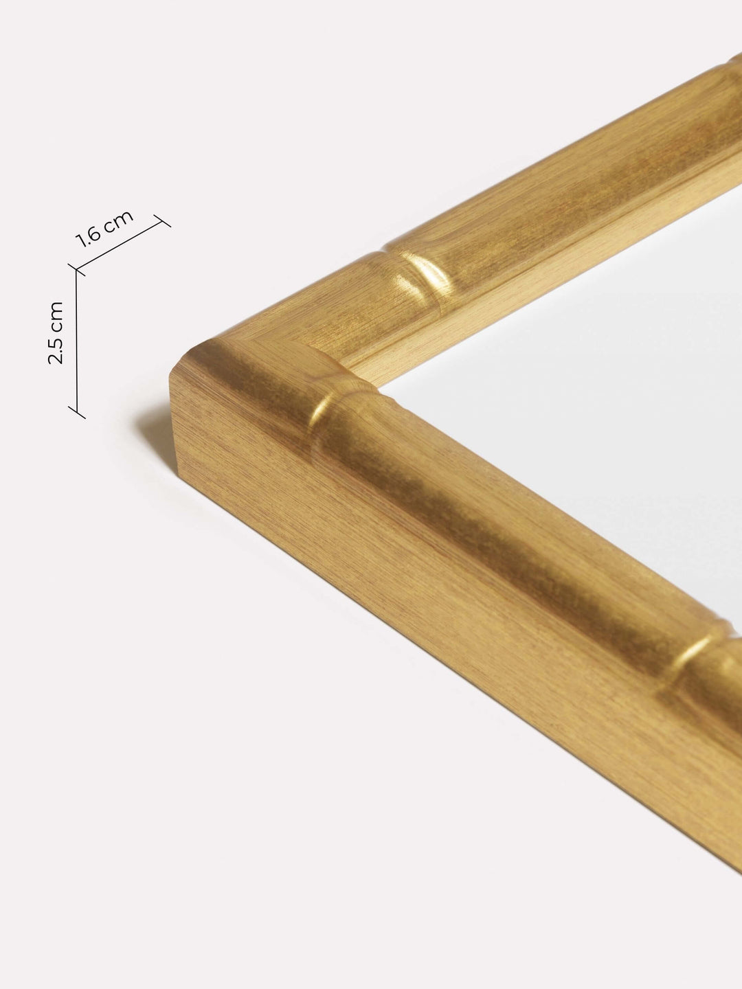 Bamboo Frame, Gold, 13x18 cm - Close-up view